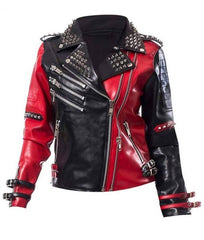 Harley Quinn Studded Leather Jacket