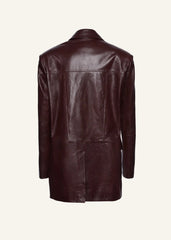 Leather blazer for ladies