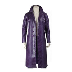 Jared Leto Purple Leather Coat