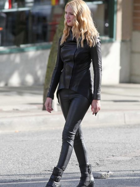 Supergirl Yael Grobglas Psi Gayle Marsh Black Leather Jacket