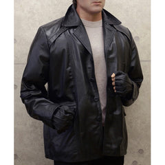 Sylvester Stallone Rocky Balboa Black Leather Jacket