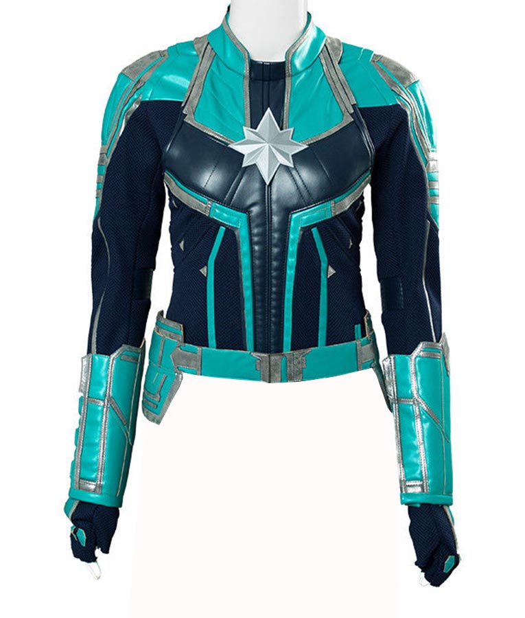 Team Captain Marvel Green Jacket