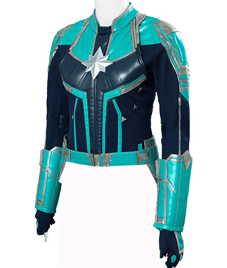 Team Captain Marvel Green Jacket