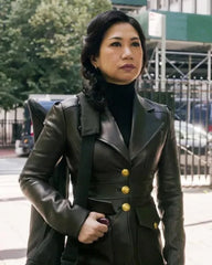 The-Equalizer-S03-Liza-Lapira-Black-Leather-Jacket