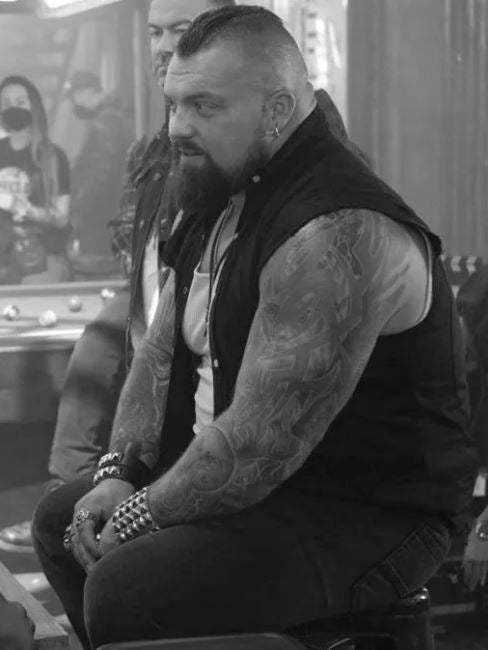 The Expendables 4 2023 Eddie Hall Black Cotton Vest