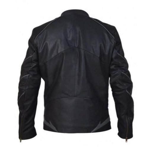 The Flash Ryan Handley Black Leather Jacket