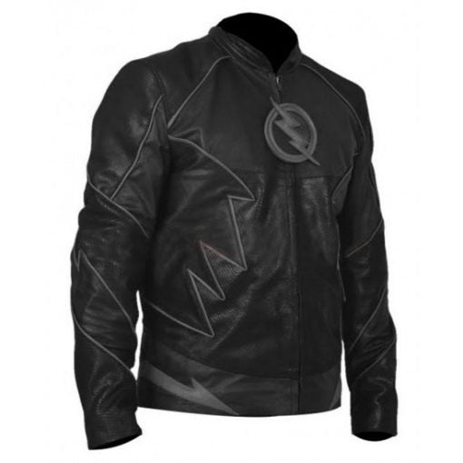 The Flash Ryan Handley Black Leather Jacket