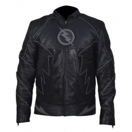 The Flash Ryan Handley Black Leather Jacket