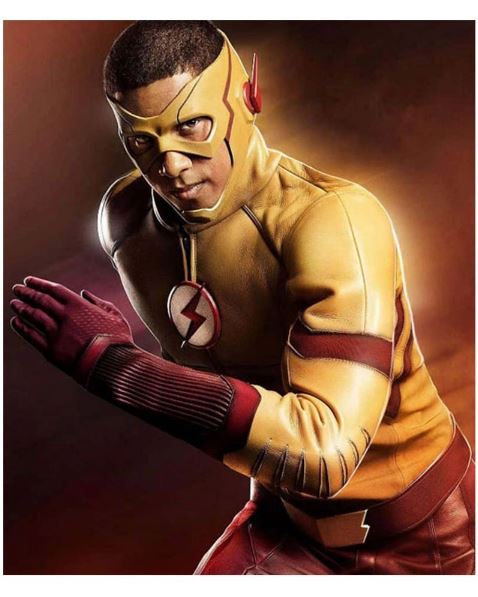 The Flash 2023 Wally West Yellow Leather Jacket