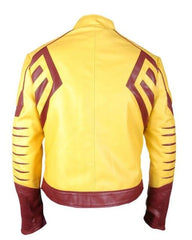 The Flash 2023 Wally West Yellow Leather Jacket