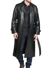 Chris Harmsworth Black Trench Coat