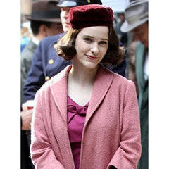 Rachel Brosnahan The Marvelous Mrs Maisel Pink Coat