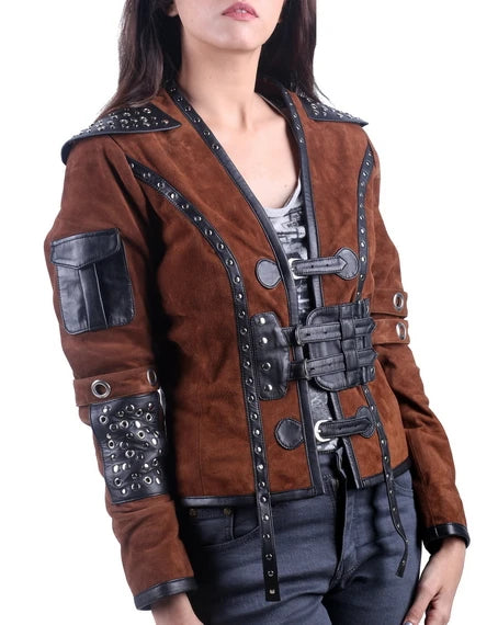 The Shannara Chronicles Brown Suede Leather Jacket