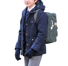 The Undoing Noah Jupe Blue Cotton Jacket