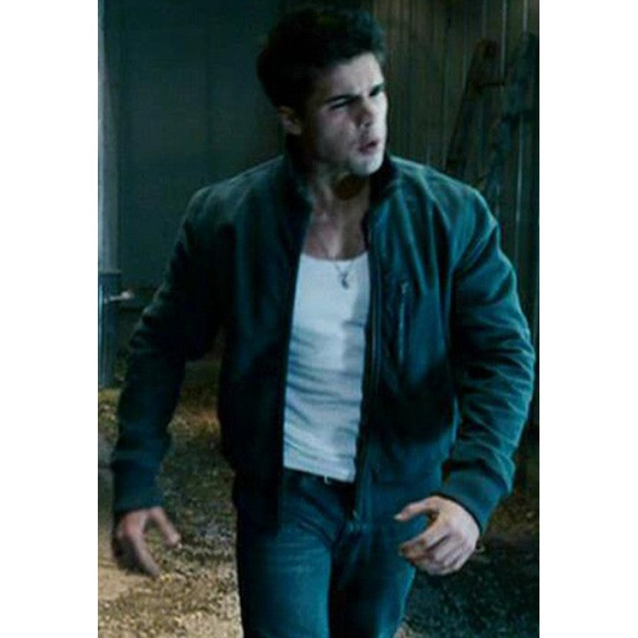 The Covenant Steven Strait  Gray Bomber Jacket