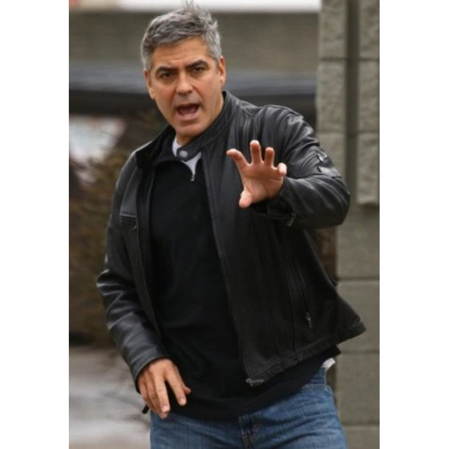 The Ides of March Movie George Clooney Leather Jacket
