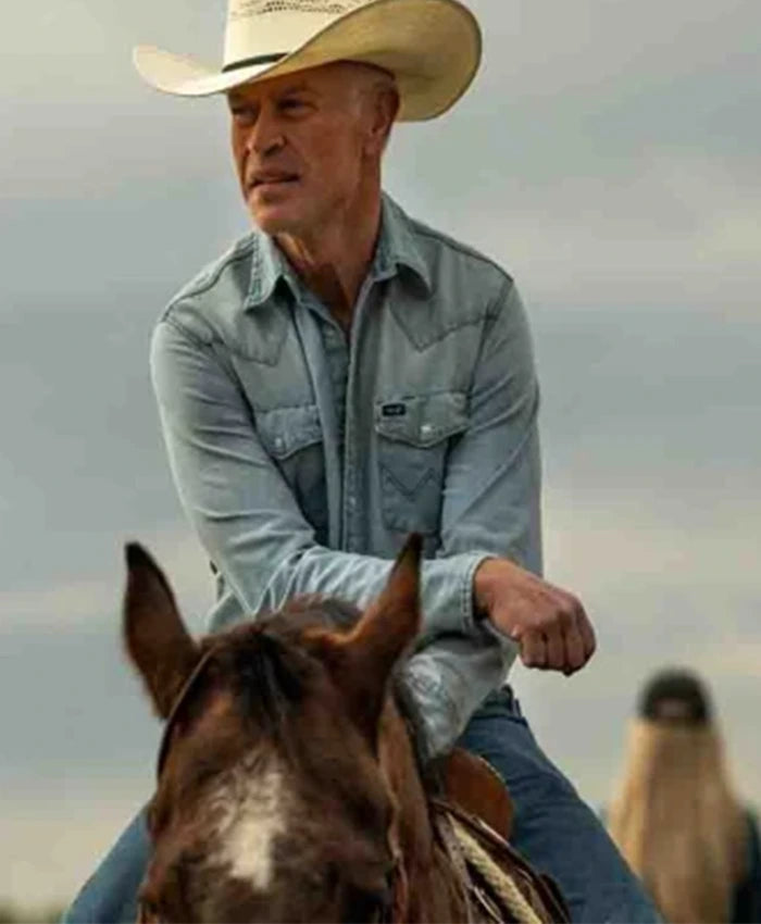 The Last Rodeo Neal McDonough Blue Denim Jacket