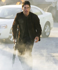 Mission Impossible 3 Tom Cruise Brown Suede Jacket