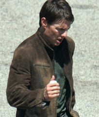 Mission Impossible 3 Tom Cruise Brown Suede Jacket