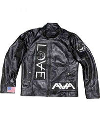 Rock Band Black Leather Jacket