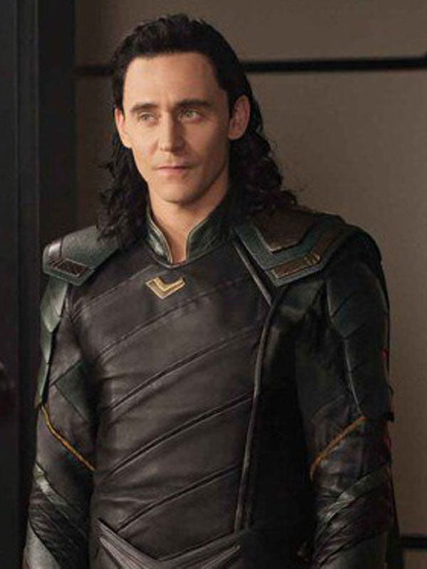 Tom Hiddleston Loki Infinity War Leather Jacket