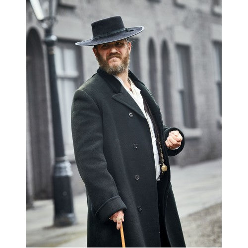 Tom Hardy Peaky Blinders Alfie Solomons Wool Trench Coat