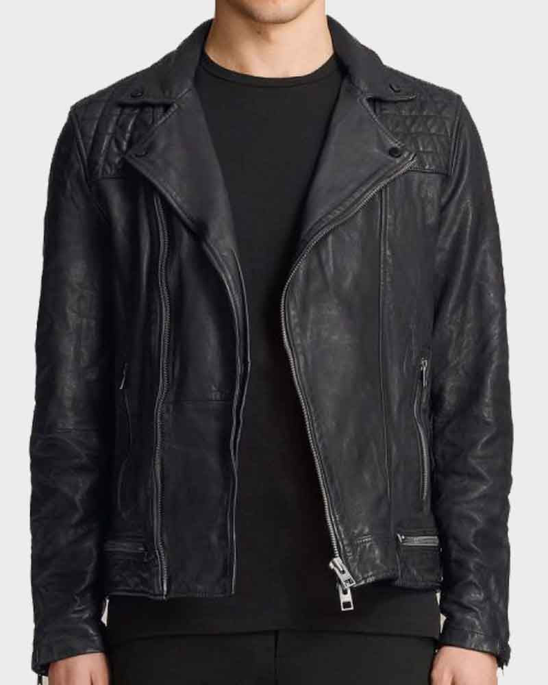 Tony Padilla Black Leather Jacket