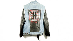 Triple H Denim Black Leather Jacket