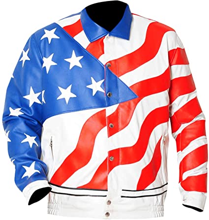 USA-Flag-Costume-Vanilla-Ice-Leather-Jacket