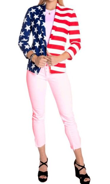 Usa-Flag-Women-Independence-Day-Blazer-American-Flag-Coat