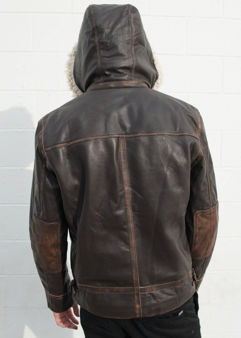 Men's Aviator Hoth Shearling Bomber Brown Han Solo Jacket