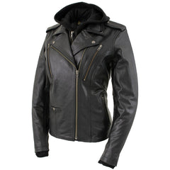 Womens-black-vented-mc-jacket-with-removable-hoodie