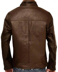X MEN FIRST CLASS MAGNETO BROWN LEATHER JACKET