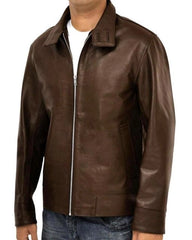 X MEN FIRST CLASS MAGNETO BROWN LEATHER JACKET