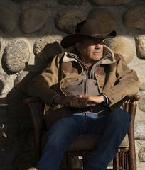 Yellowstone S03 Kevin Costner Suede Jacket