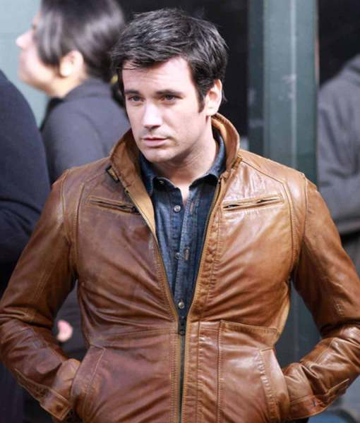 Arrow Colin Donnell Brown Leather Jacket