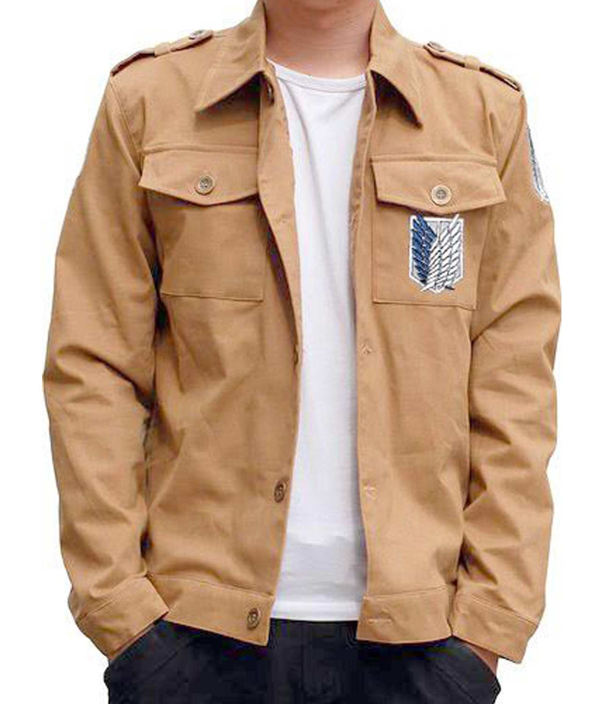 Unisex Attack on Titan Survey Corps Jacket Cosplay Costume