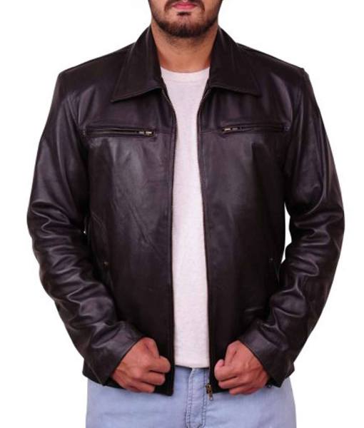 Barack Obama Brown Leather Jacket