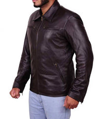 Barack Obama Brown Leather Jacket