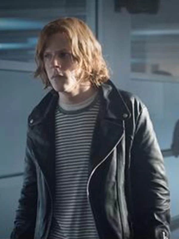 Lex Luthor Batman V Superman Jesse Eisenberg Leather Jacket