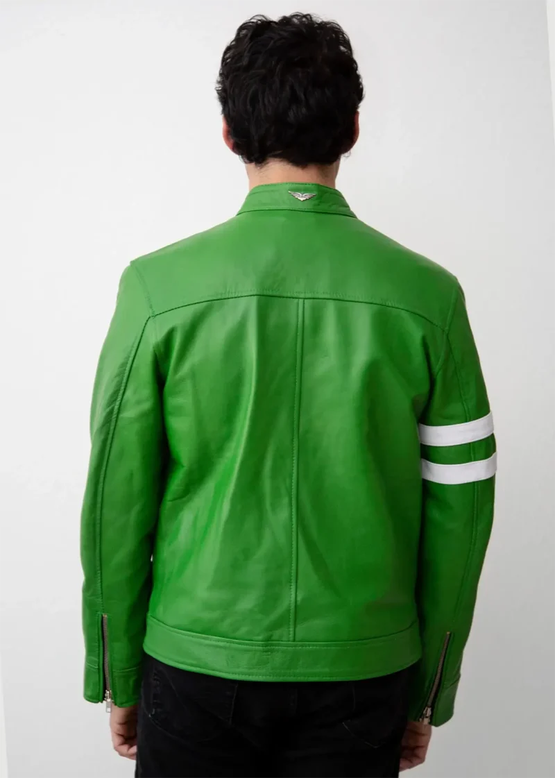 Ben 10 Alien Force Green Leather Jacket