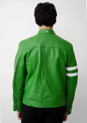 Ben 10 Alien Force Green Leather Jacket