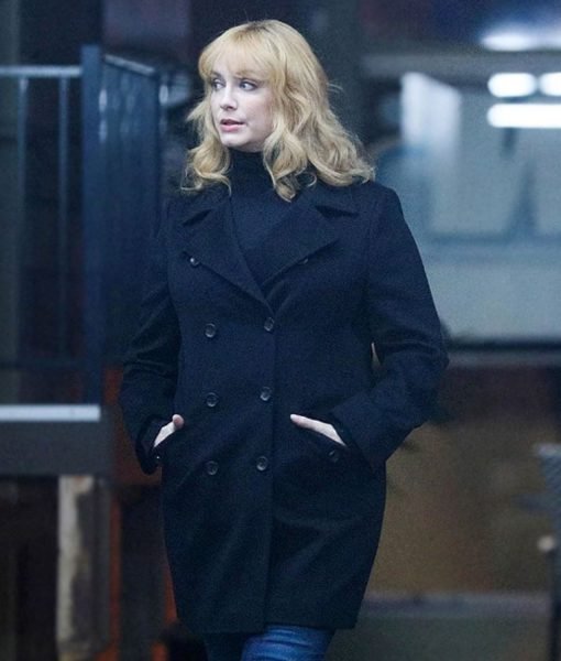 Christina Hendricks Good Girls Wool Coat