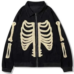black-furry-bone-patchwork-skeleton-jacket