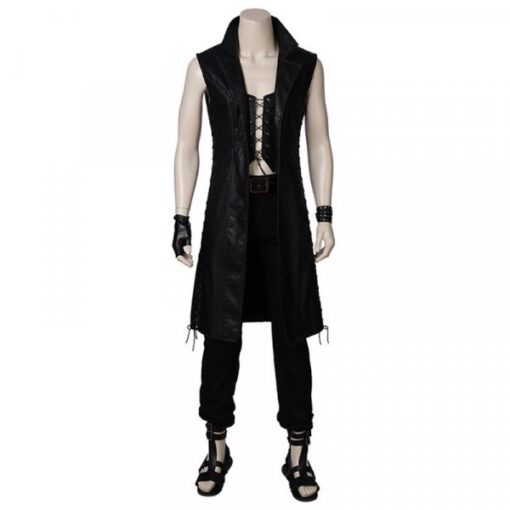 black-leather-vest-coat