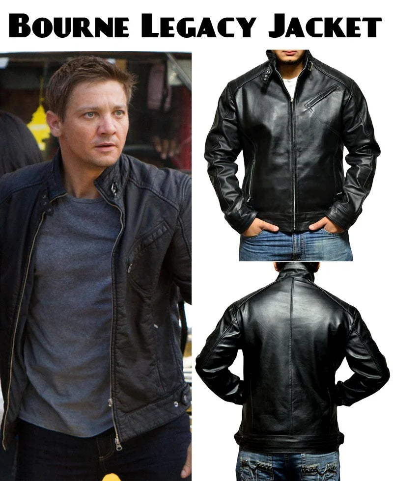 THE BOURNE LEGACY JEREMY RENNER LEATHER JACKET