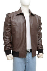 Happy Days Fonzie Brown Leather Jacket