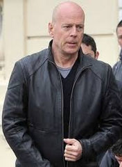 Bruce Willis Red 2 Frank Moses Leather Jacket