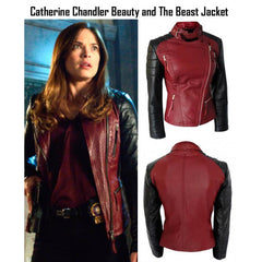 Beauty and the Beast Kristin Kreuk Red Jacket