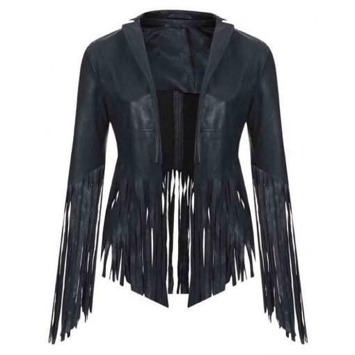 Cheryl Cole Black Leather Jacket